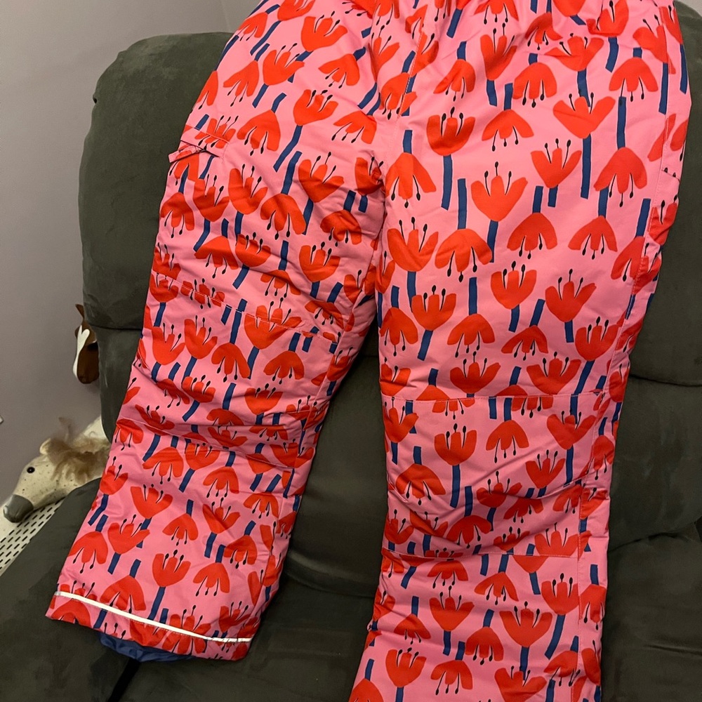 Hanna Anderson NWOT Flower Print Snow Pants